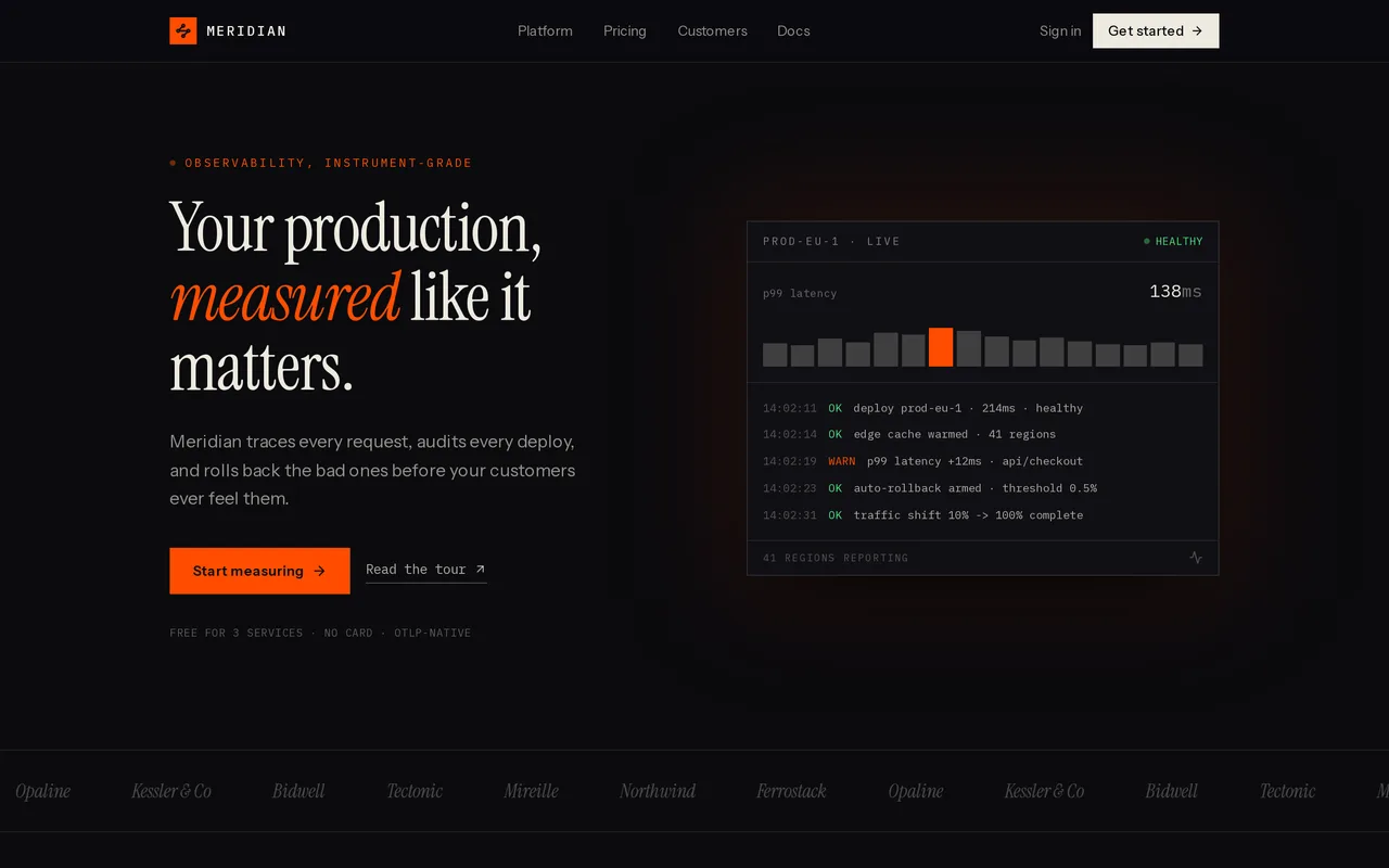 SaaS Landing Page preview